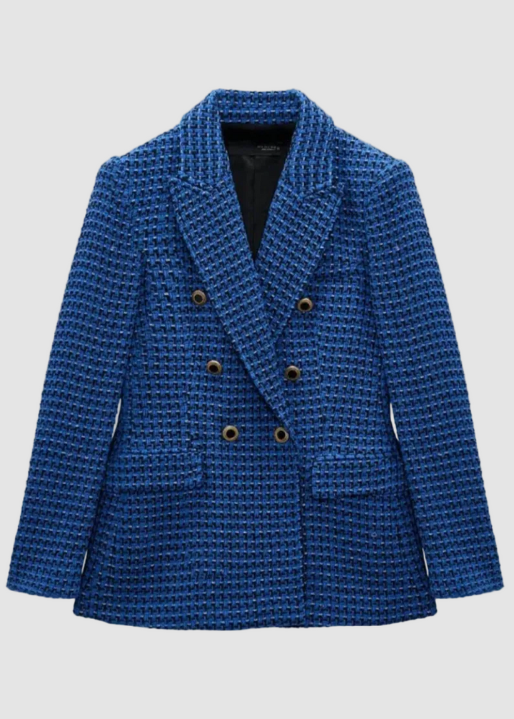 Blazer en tweed Cobalt