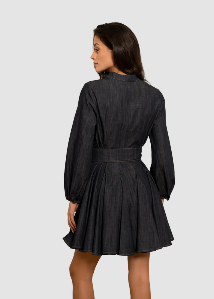 Robe patineuse denim Sonia