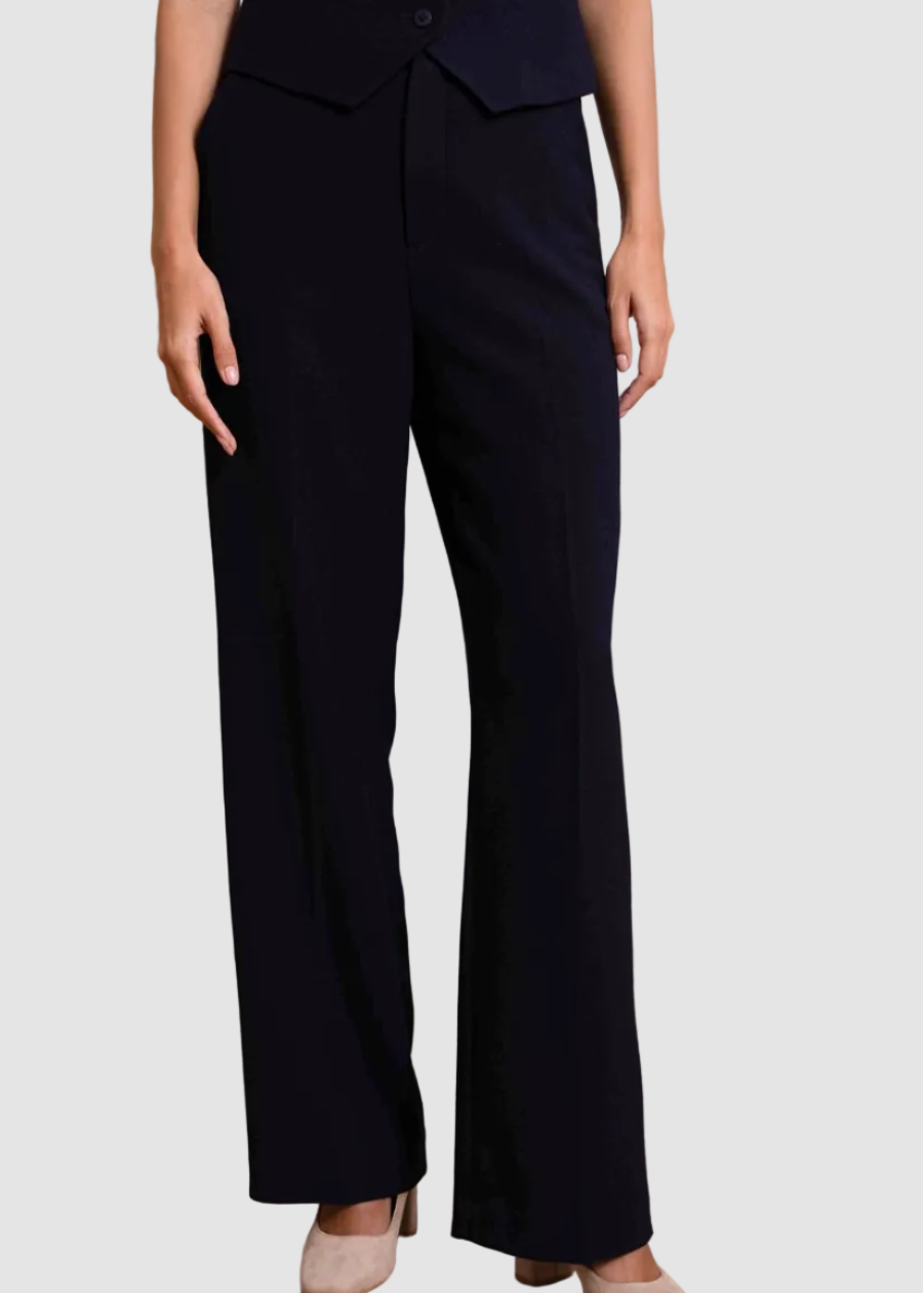 Pantalon coupe droite en matière hivernale