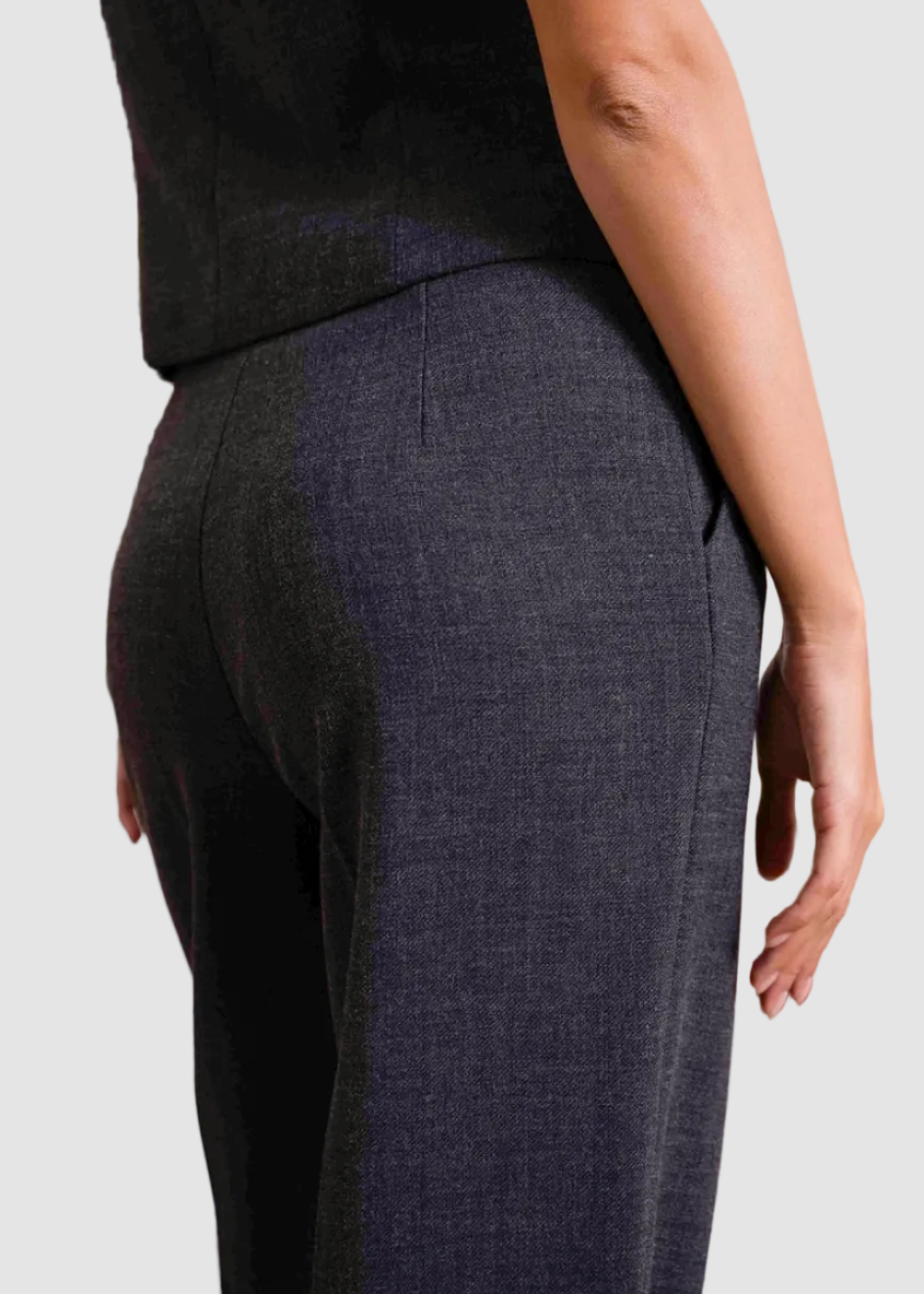 Pantalon coupe droite en matière hivernale