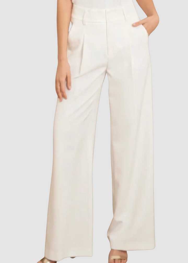 Pantalon de tailleur style éléphant